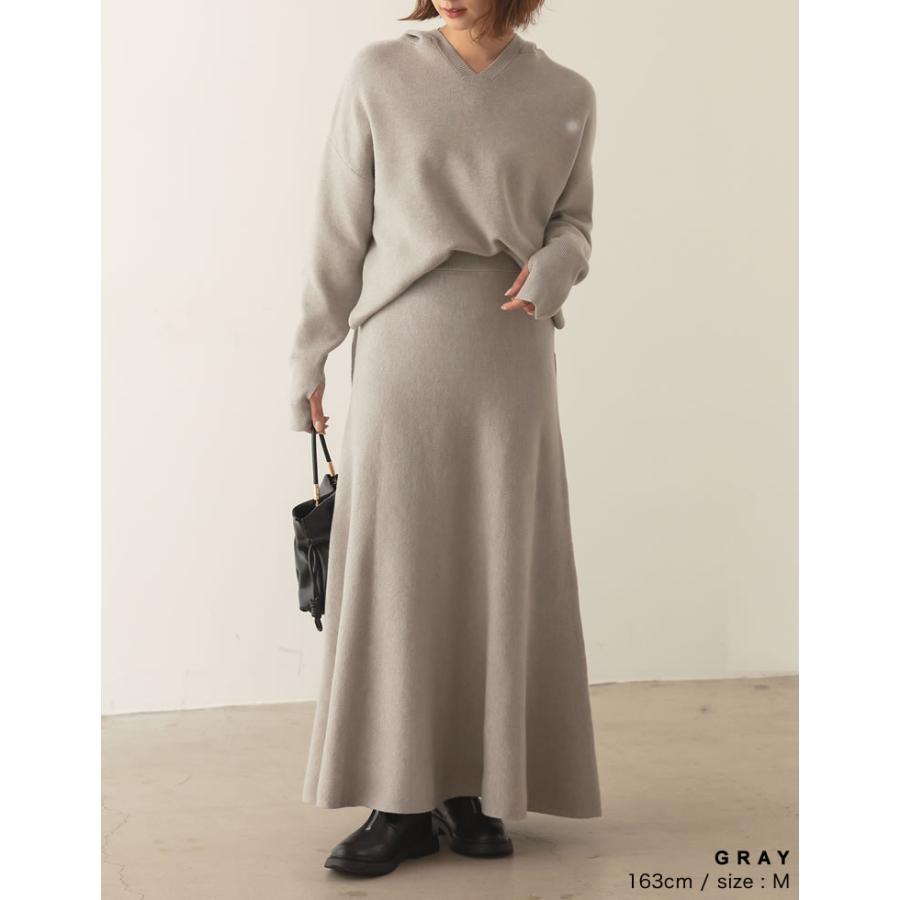 ジェンヌ ニットロング フレアースカート サイズＬ 新品 未使用 タグ付き l'amour リッチフレアロングスカート｜JENNE(ジェンヌ)公式通販