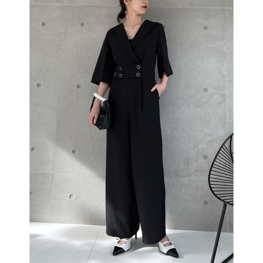 Re:EDIT（リエディ） オールインワン レディース カシュクール パンツ