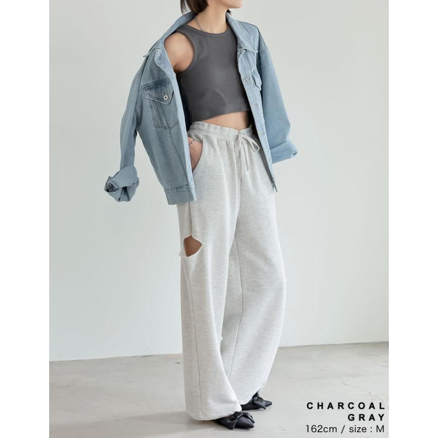 タンクトップ レディース インナー トップス アメスリ アメリカンスリーブ トップス ブラトップ カップ付き 2024春夏[mb] | Re:EDIT | 15