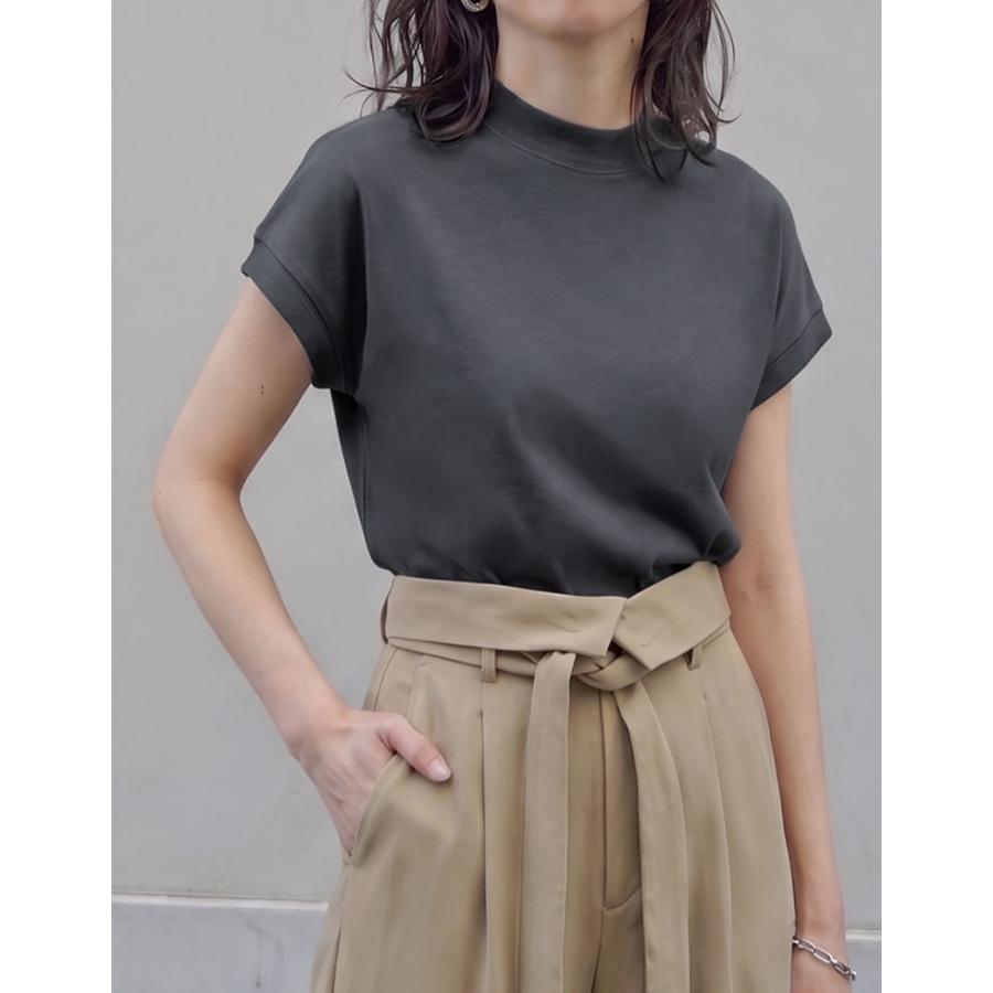 Tシャツ レディース  トップス カットソー ミドル丈 クルーネック 接触冷感 UVカット 日焼け対策 紫外線対策 春夏[mb] | Re:EDIT | 06