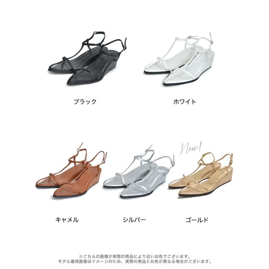 サンダル レディース Tストラップサンダル シューズ 靴 くつ フェイクレザー 小さいサイズ 大きいサイズ 春夏 | Re:EDIT | 22