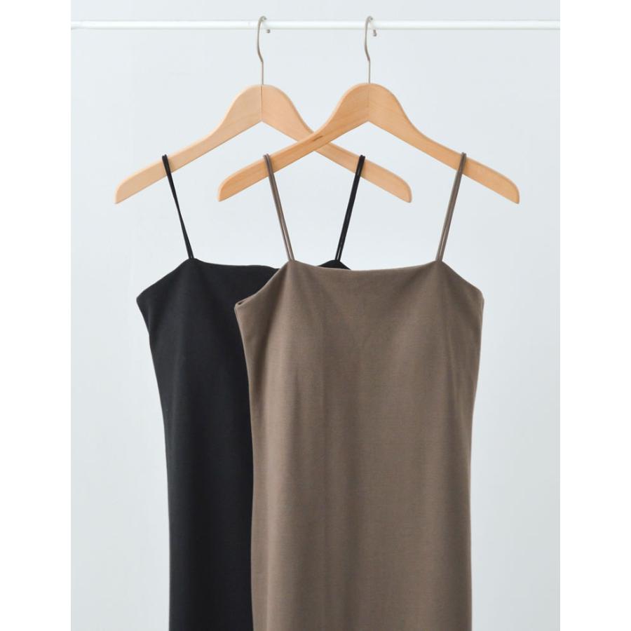 ワンピース レディース キャミカップ付き ダブルストラップ 低身長 2025春夏 返品交換不可 | Re:EDIT | 03