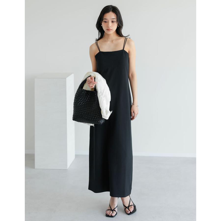 ワンピース レディース キャミカップ付き ダブルストラップ 低身長 2025春夏 返品交換不可 | Re:EDIT | 11