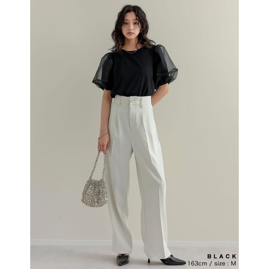 Re:EDIT Tシャツ トップス カットソー レディース 半袖 バルーン 