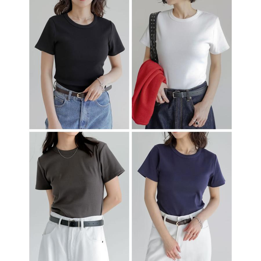 ☆新品☆EPOCA 半袖カットソー 日本製》胸ポケット付きクルーネック半袖カットソー(カットソー・T