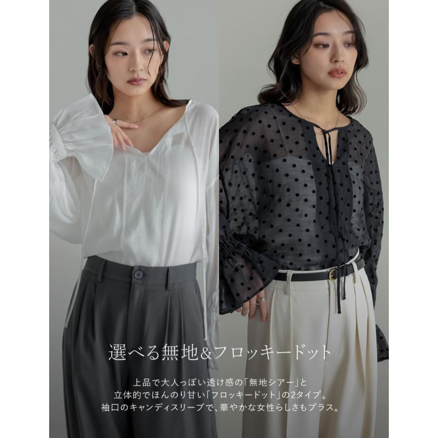 Re:EDIT（リエディ） ブラウス レディース トップス シアートップス