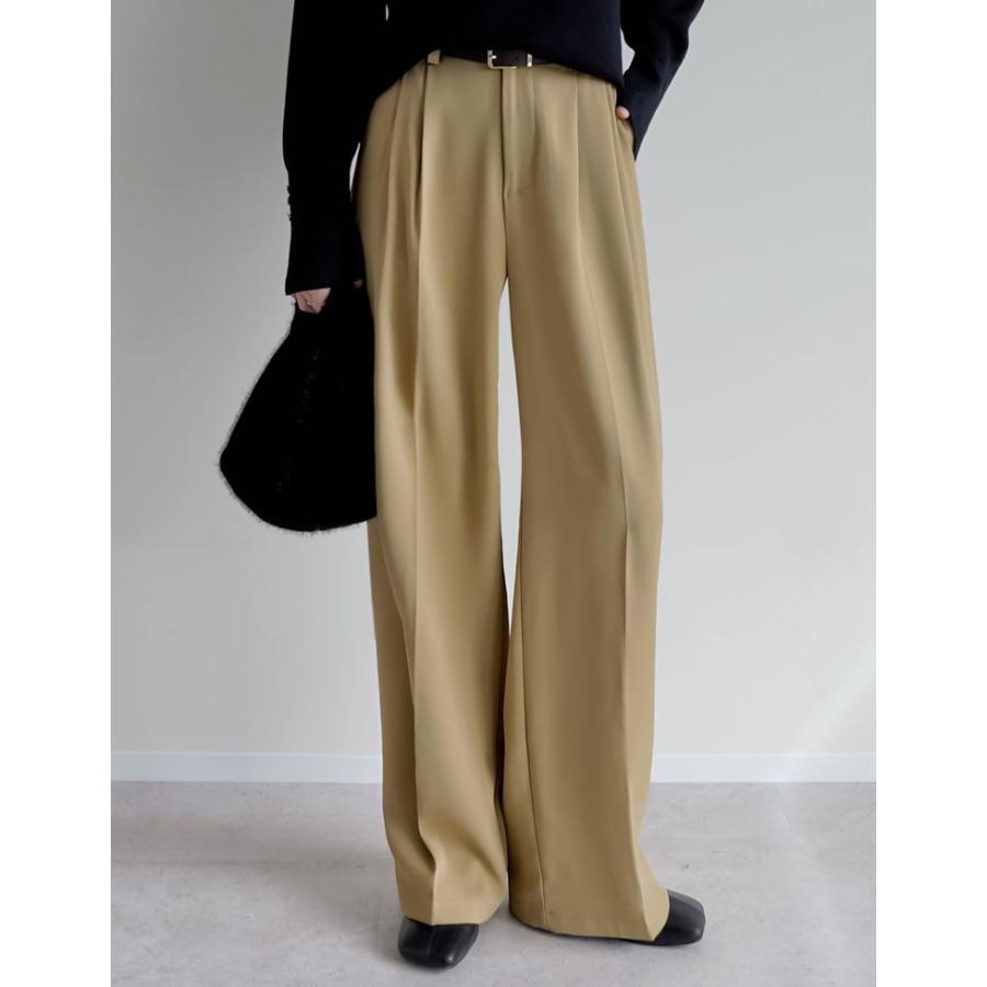 Re:EDIT（リエディ） ワイドパンツ スラックス パンツ レディース 6色