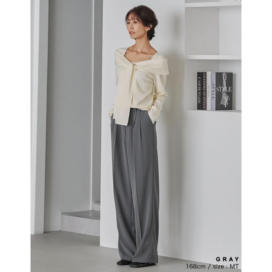その他 an Re:EDIT（リエディ） パンツ レディース ワイドパンツ スラックス 低