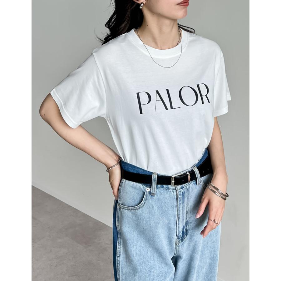 Tシャツ レディース トップス カットソー ロゴT 接触冷感 日焼け対策 紫外線対策 春夏[mb] | Re:EDIT | 04