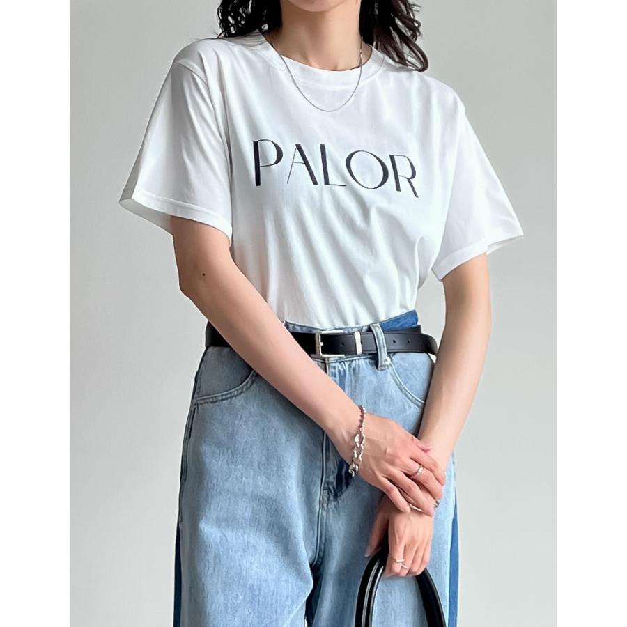 Tシャツ レディース トップス カットソー ロゴT 接触冷感 日焼け対策 紫外線対策 春夏[mb] | Re:EDIT | 07