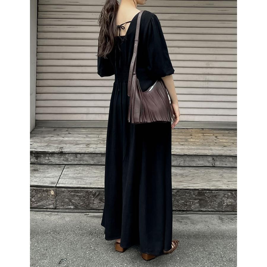 【45R】 七分袖 ひざ丈 ワンピース(サイズ0) soi5-01-y.jpg