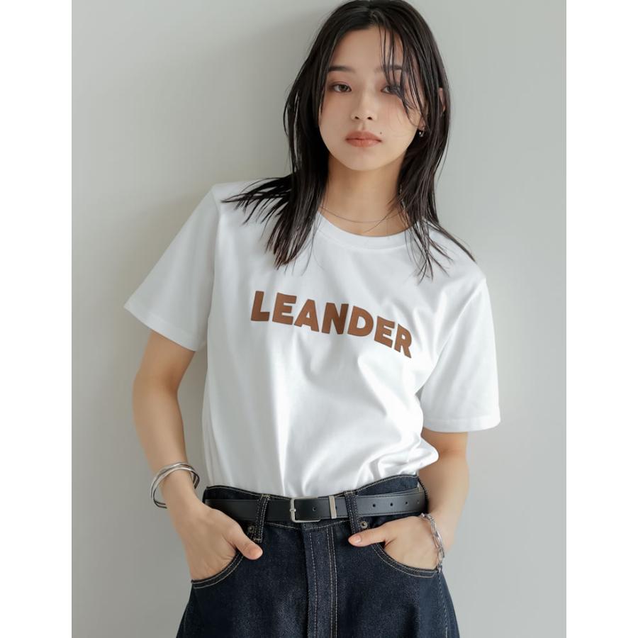 Tシャツ レディース トップス 新色追加 カットソー ロゴT 半袖 接触冷感 ひんやり 涼しい 涼感 UVカット 2025春夏[mb] | Re:EDIT | 22