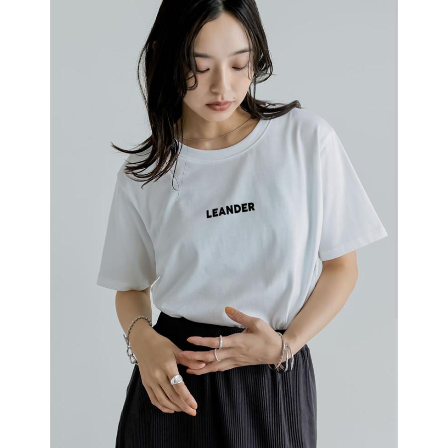 Tシャツ レディース トップス 新色追加 カットソー ロゴT 半袖 接触冷感 ひんやり 涼しい 涼感 UVカット 2025春夏[mb] | Re:EDIT | 23