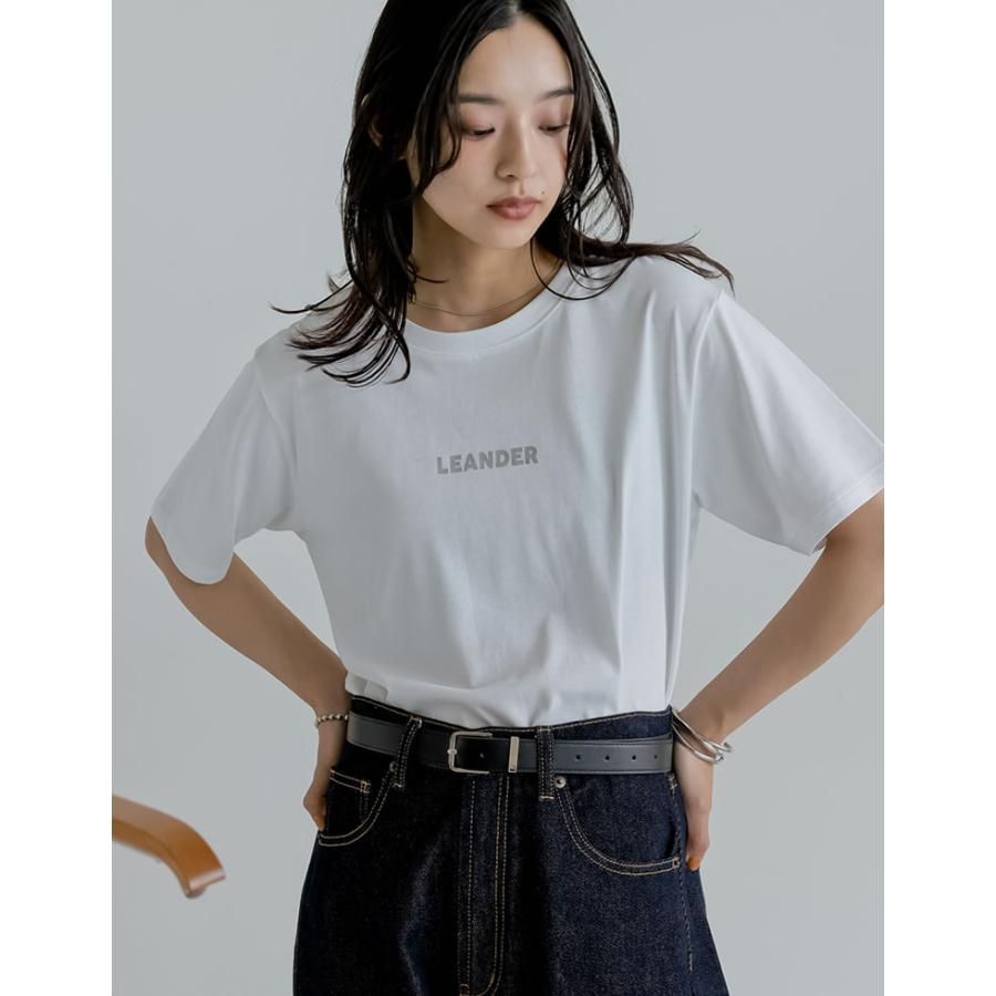 Tシャツ レディース トップス 新色追加 カットソー ロゴT 半袖 接触冷感 ひんやり 涼しい 涼感 UVカット 2025春夏[mb] | Re:EDIT | 24