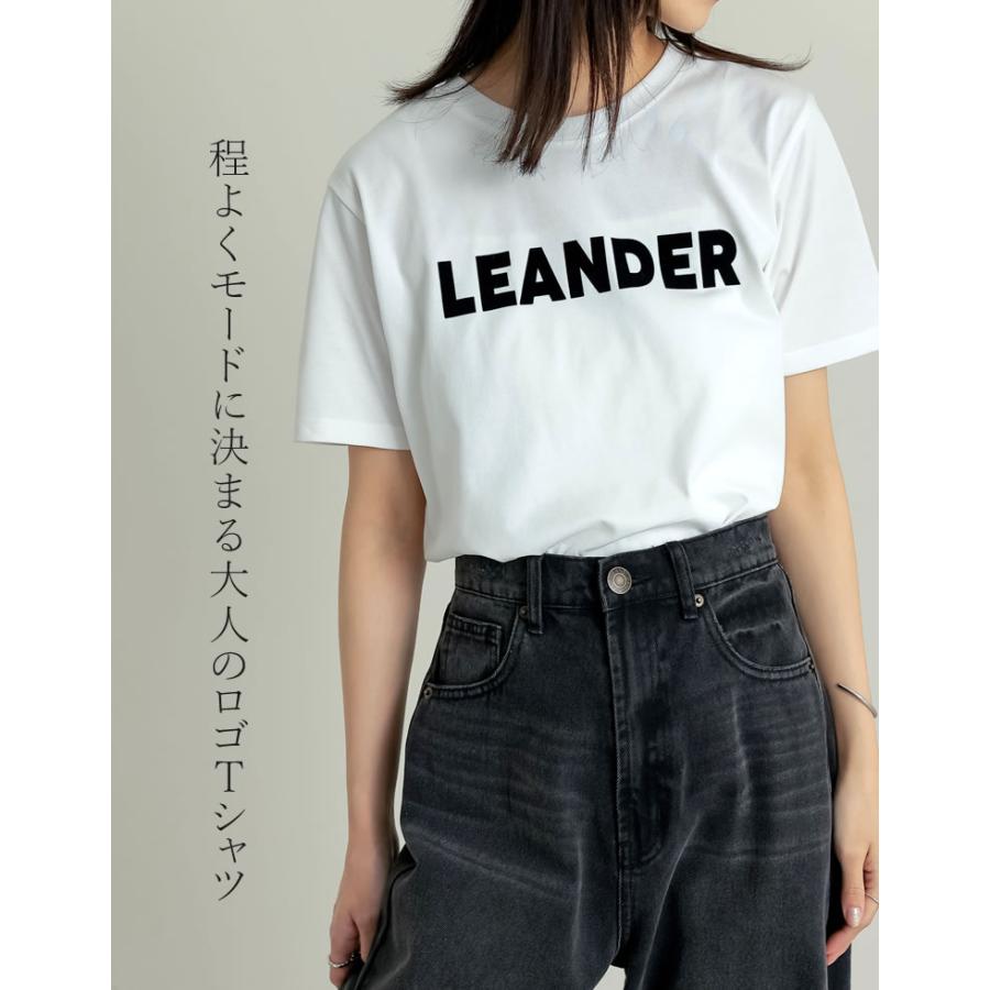 Tシャツ レディース トップス 新色追加 カットソー ロゴT 半袖 接触冷感 ひんやり 涼しい 涼感 UVカット 2025春夏[mb] | Re:EDIT | 09
