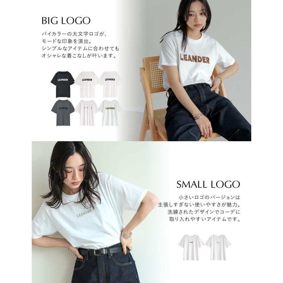 Tシャツ レディース トップス 新色追加 カットソー ロゴT 半袖 接触冷感 ひんやり 涼しい 涼感 UVカット 2025春夏[mb] | Re:EDIT | 14