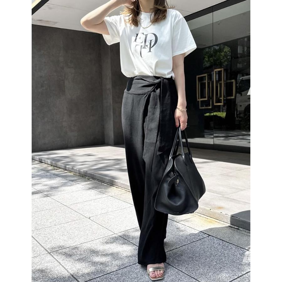 Tシャツ レディース カットソー ロゴTシャツ トップス 接触冷感 UVカット 日焼け対策 紫外線対策 春夏[mb] | Re:EDIT | 13