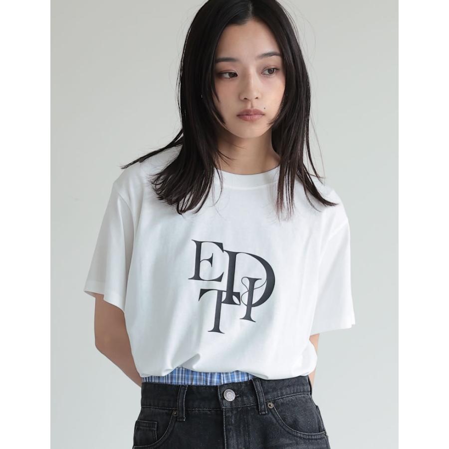 Tシャツ レディース カットソー ロゴTシャツ トップス 接触冷感 UVカット 日焼け対策 紫外線対策 春夏[mb] | Re:EDIT | 10