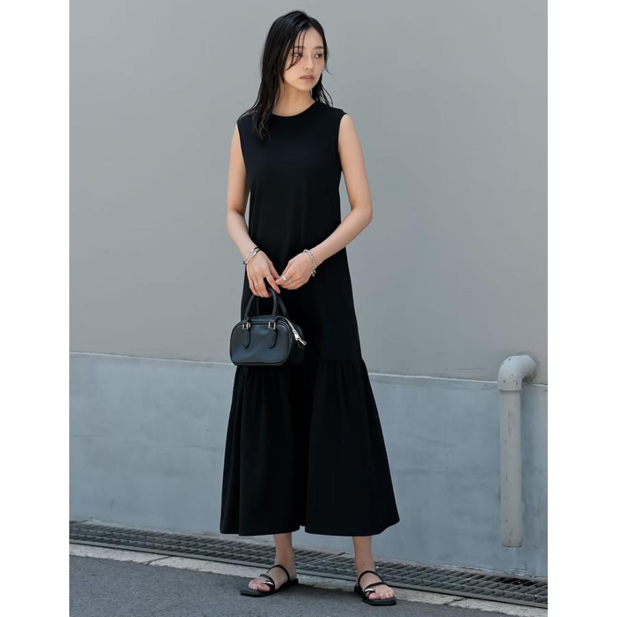 ワンピース レディース マーメイド ティアード 切り替え ロング コットン 低身長 高身長 2025春夏 | Re:EDIT | 06