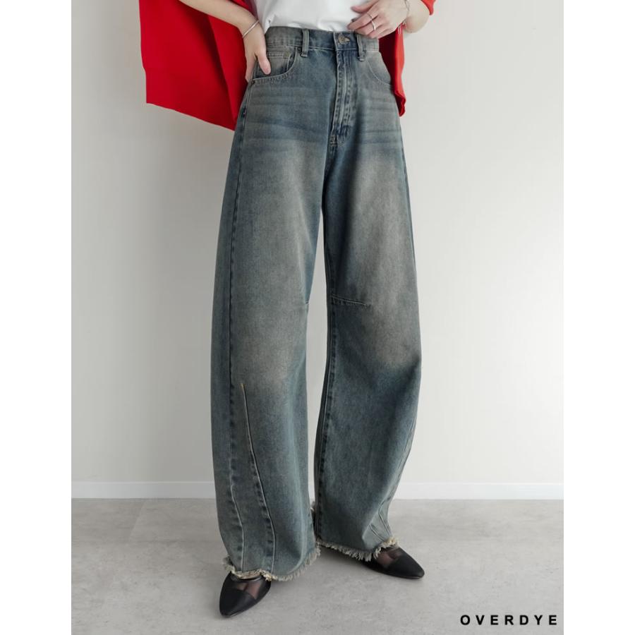 Re:EDIT（リエディ） デニム パンツ バレルレッグ レディース 14色 低