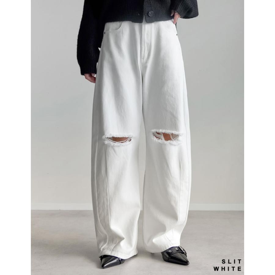 Re:EDIT（リエディ） デニム パンツ バレルレッグ レディース 14色 低