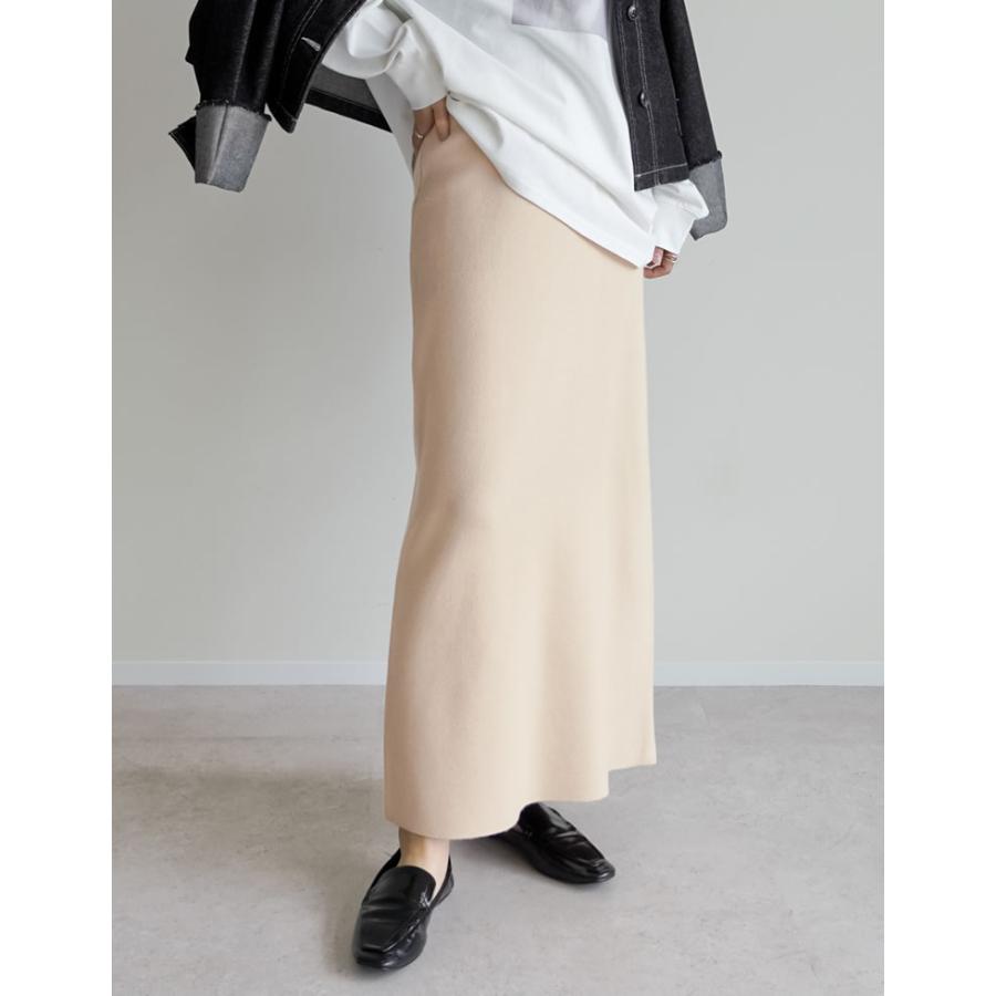 Re:EDIT（リエディ） スカート ロング丈 レディース 6色 低身長 洗える