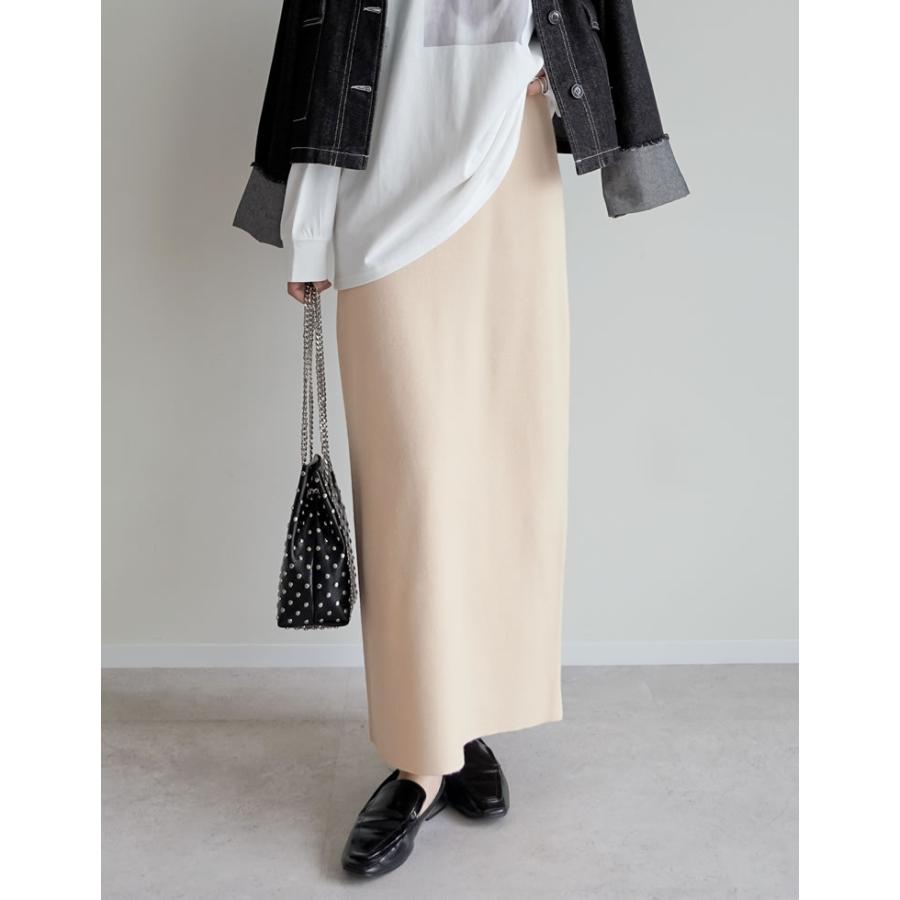 Re:EDIT（リエディ） スカート ロング丈 レディース 6色 低身長 洗える