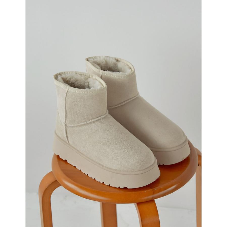 Re:EDIT（リエディ） ブーツ ムートンブーツ ヒール4cm レディース 4色