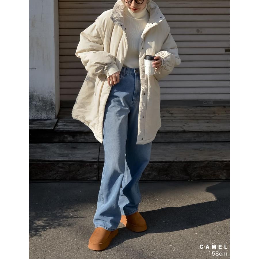 Re:EDIT（リエディ） ブーツ ムートンブーツ ヒール4cm レディース 4色