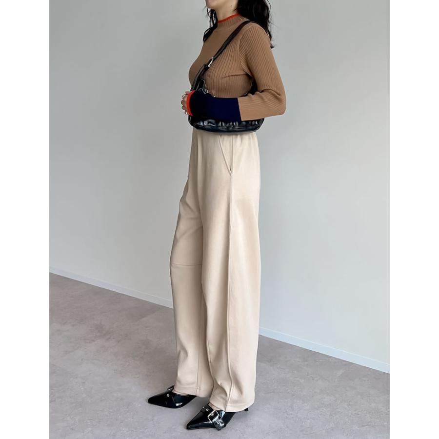 トップス レディース ニット トップス セーター 配色 リブニット カラーニット インナー 秋冬 売れてる 定番 ロングセラー マストアイテム | Re:EDIT | 10