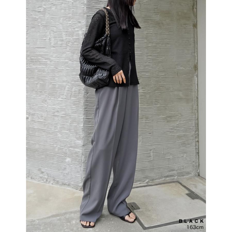 バッグ ポーチ付き レディース チェーンバッグ ショルダーバッグ 肩掛け 大容量 プリーツバッグ 合皮 フェイクレザー 春夏 | Re:EDIT | 03