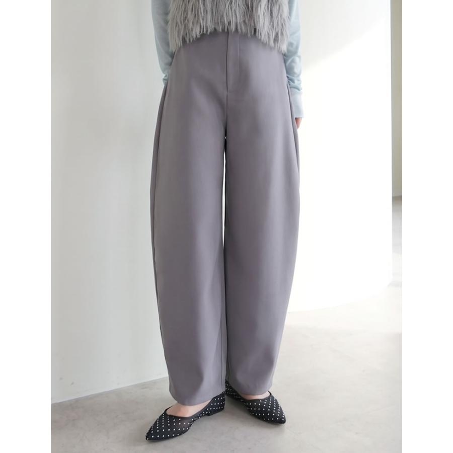 Re:EDIT（リエディ） パンツ レディース カーブパンツ バレルレッグ