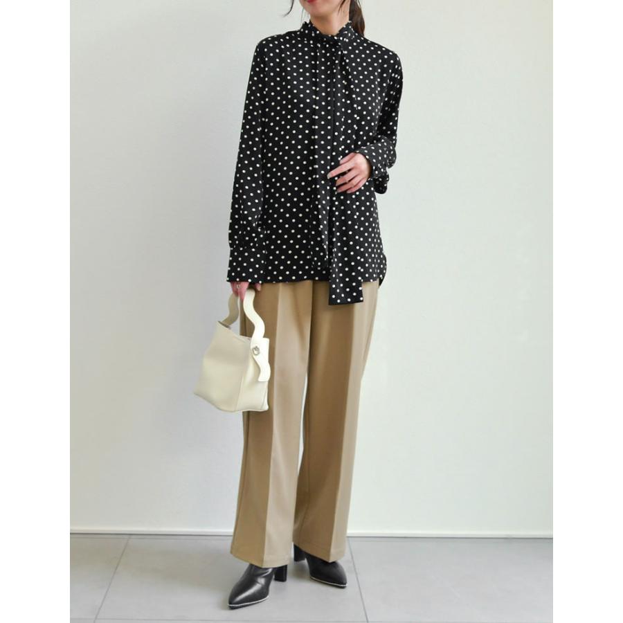 Re:EDIT（リエディ） ドットブラウス レディース シャツ ブラウス