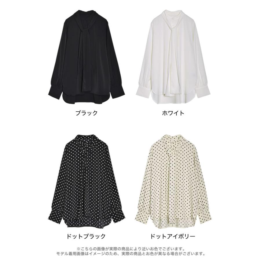Re:EDIT（リエディ） ドットブラウス レディース シャツ ブラウス