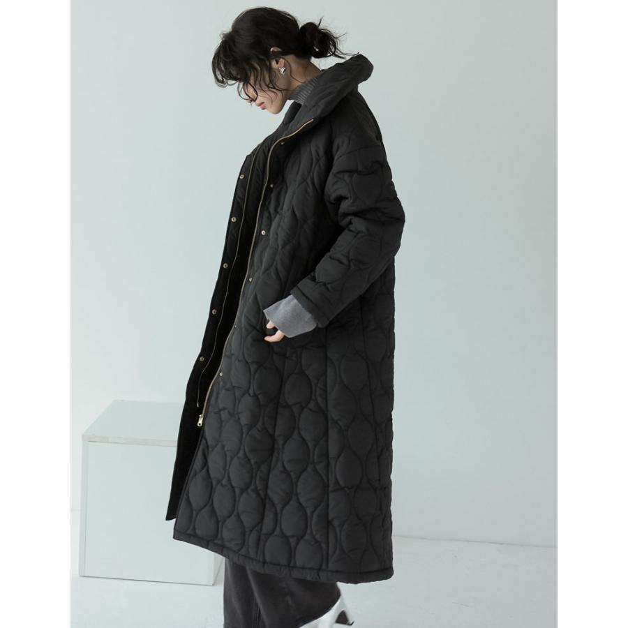 Re:EDIT（リエディ） キルティングコート レディース ロングコート