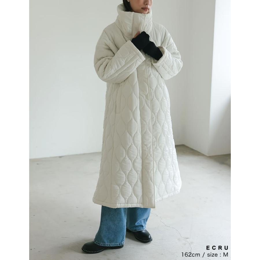 Re:EDIT（リエディ） キルティングコート レディース ロングコート