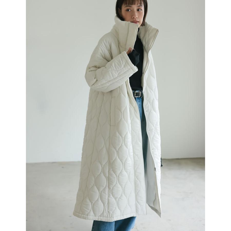 新品・未使用　リテン　キルティングコート Re:EDIT（リエディ） キルティングコート レディース ロングコート