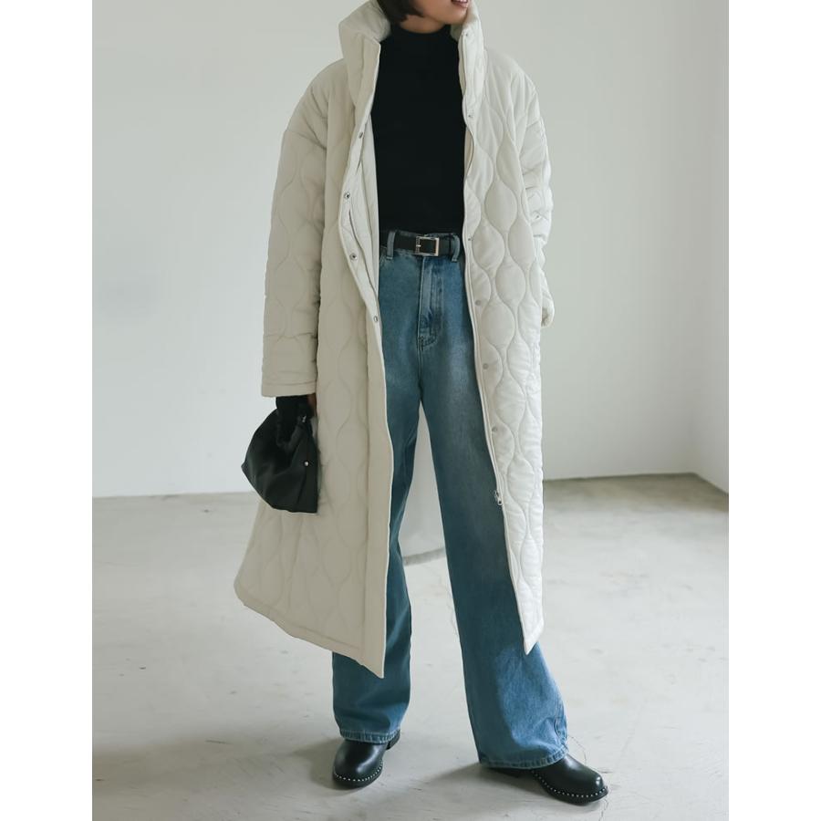 Re:EDIT（リエディ） キルティングコート レディース ロングコート