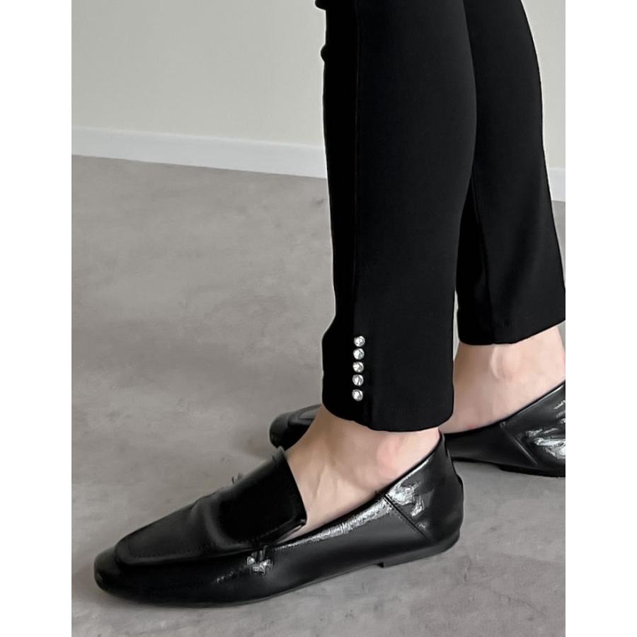 Re:EDIT（リエディ） パンツ レディース 裏起毛ブラックスキニーパンツ