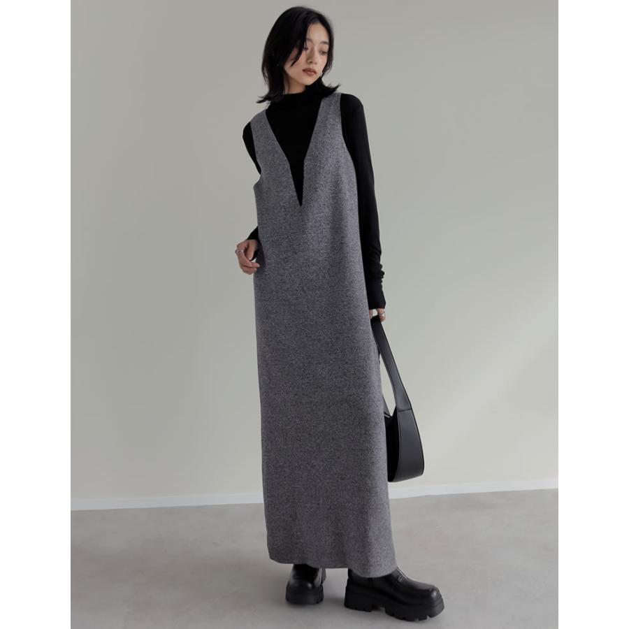 Re:EDIT（リエディ） ワンピース ニットワンピース ジャンスカ