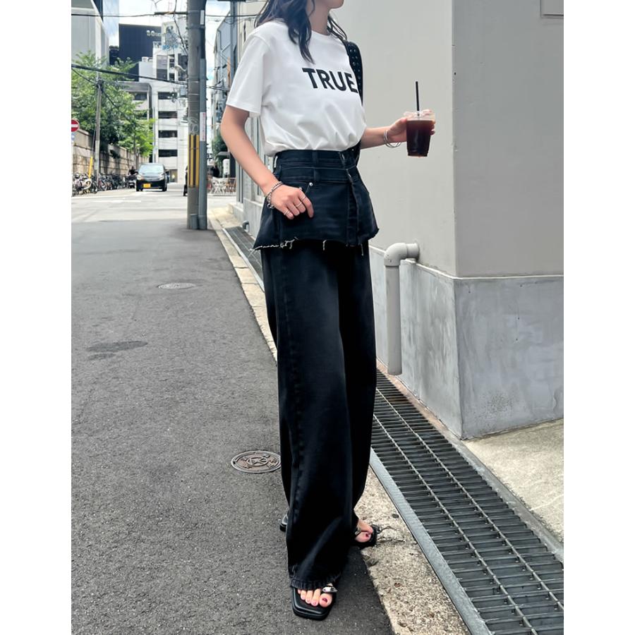 半袖 Tシャツ レディース ロゴTシャツ プリントT トップス カットソー 半袖 インナー 接触冷感 UVカット 日焼け対策 紫外線対策 春夏 | Re:EDIT | 12