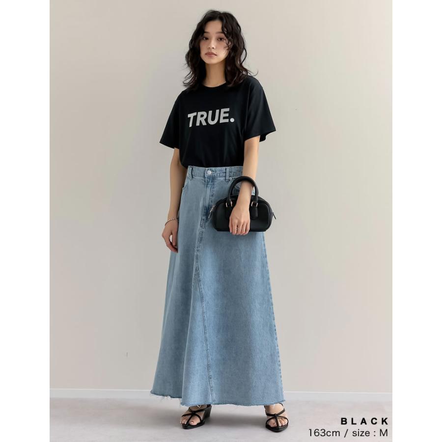 半袖 Tシャツ レディース ロゴTシャツ プリントT トップス カットソー 半袖 インナー 接触冷感 UVカット 日焼け対策 紫外線対策 春夏 | Re:EDIT | 17