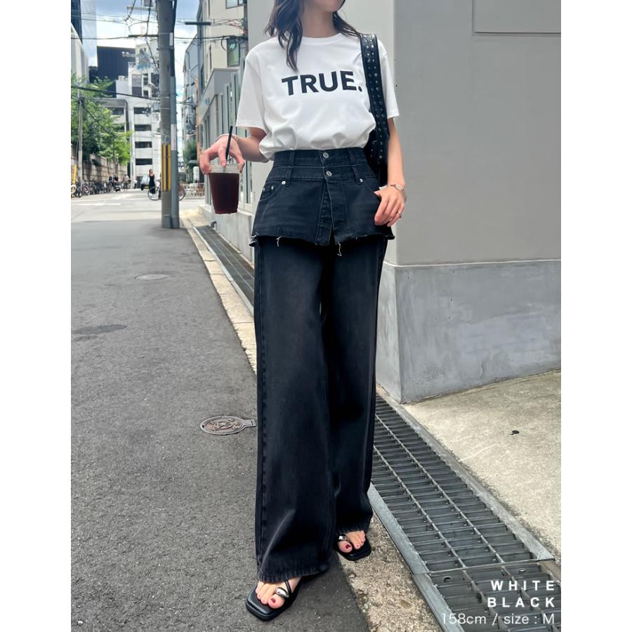 半袖 Tシャツ レディース ロゴTシャツ プリントT トップス カットソー 半袖 インナー 接触冷感 UVカット 日焼け対策 紫外線対策 春夏 | Re:EDIT | 10