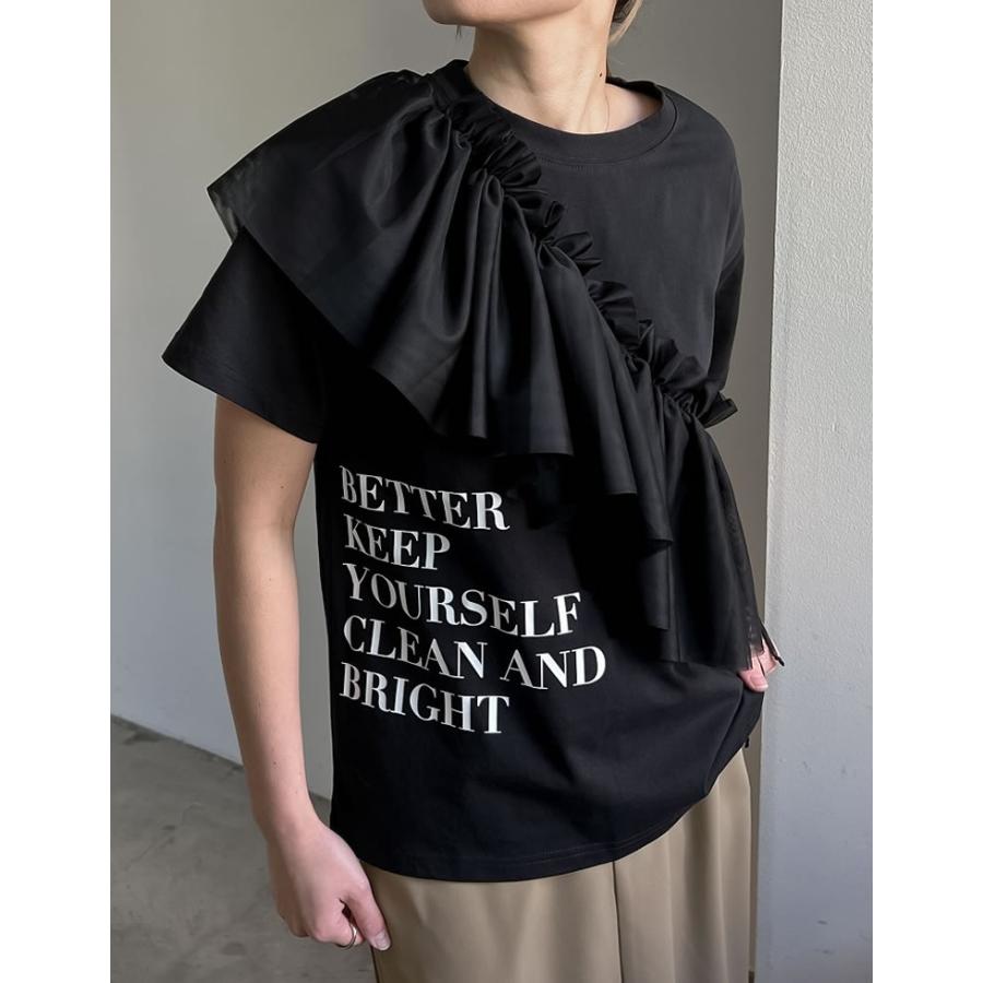 Re:EDIT（リエディ） つけ襟 レディース ビッグカラー フリルカラー