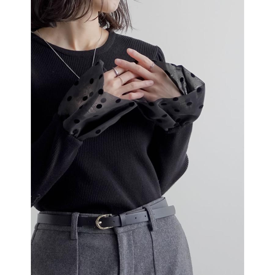 Re:EDIT（リエディ） ニット トップス 長袖 レディース 3色 M/L