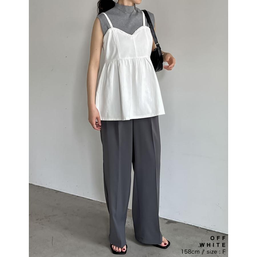 Re:EDIT（リエディ） キャミソール レディース ビスチェ トップス