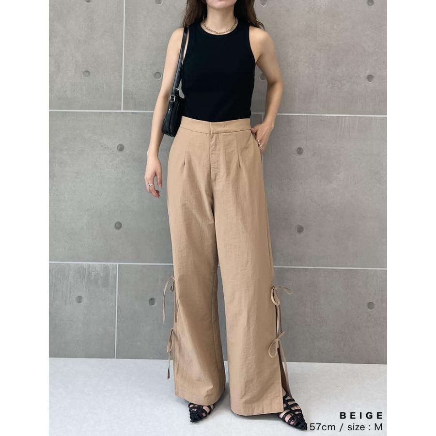 Re:EDIT（リエディ） パンツ レディース リボン サイドリボン