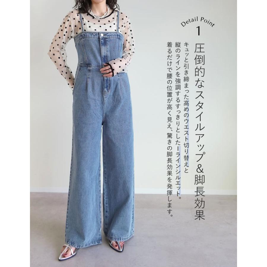 roughlow ラフロウ スリーブデザイン デニム オールインワン Mサイズ