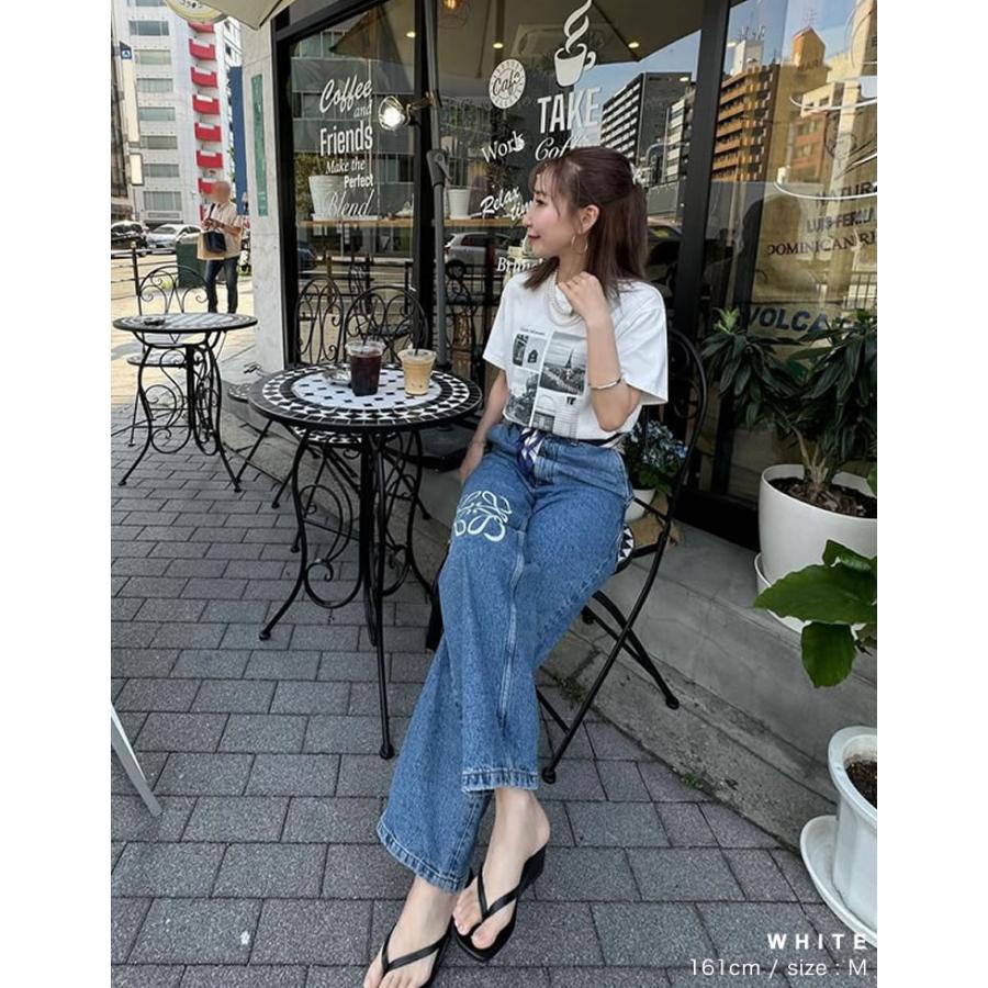 Tシャツ レディース カットソー トップス 半袖 接触冷感 UVカット 日焼け対策 紫外線対策 2025春夏[mb] | Re:EDIT | 12