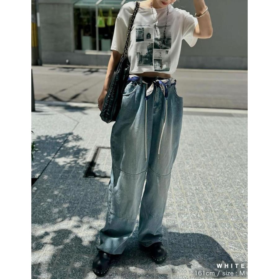 Tシャツ レディース カットソー トップス 半袖 接触冷感 UVカット 日焼け対策 紫外線対策 2025春夏[mb] | Re:EDIT | 13